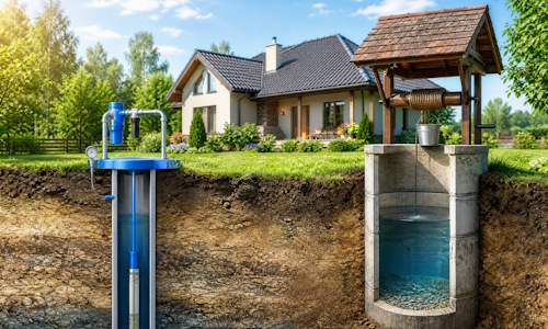 Автономное водоснабжение загородного дома Верхняя Пышма: скважина или колодец 
